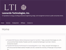 Tablet Screenshot of lti-global.com